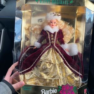 Happy holidays special edition Barbie